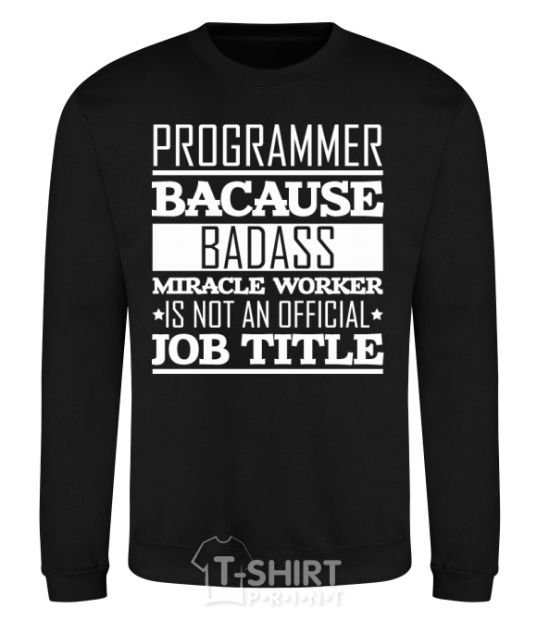 Sweatshirt Badass worker black фото