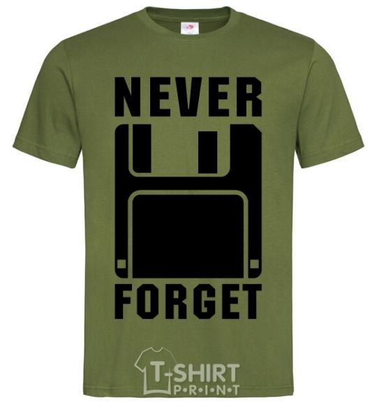 Men's T-Shirt Never forget millennial-khaki фото