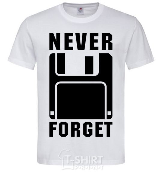 Men's T-Shirt Never forget White фото