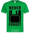 Men's T-Shirt Never forget kelly-green фото