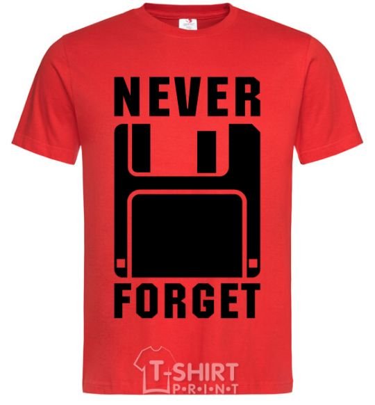 Men's T-Shirt Never forget red фото
