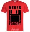Men's T-Shirt Never forget red фото