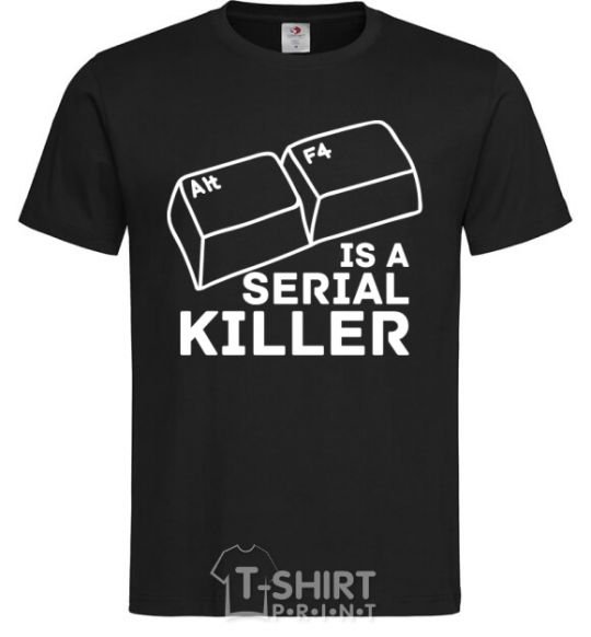 Men's T-Shirt Alt F4 - serial killer black фото