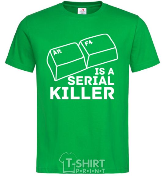 Men's T-Shirt Alt F4 - serial killer kelly-green фото