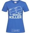 Women's T-shirt Alt F4 - serial killer royal-blue фото