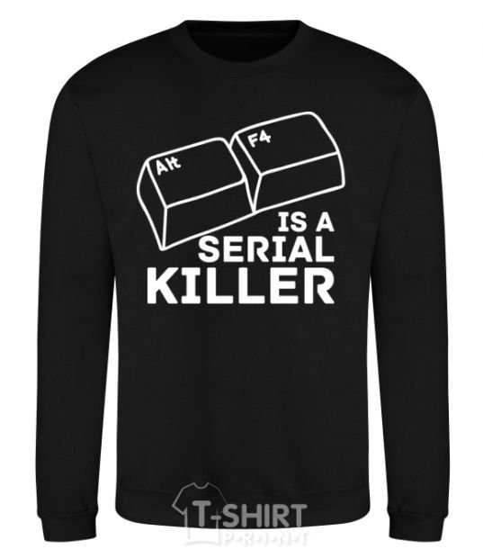 Sweatshirt Alt F4 - serial killer black фото