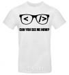 Men's T-Shirt Can you see me now White фото