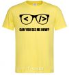 Men's T-Shirt Can you see me now cornsilk фото