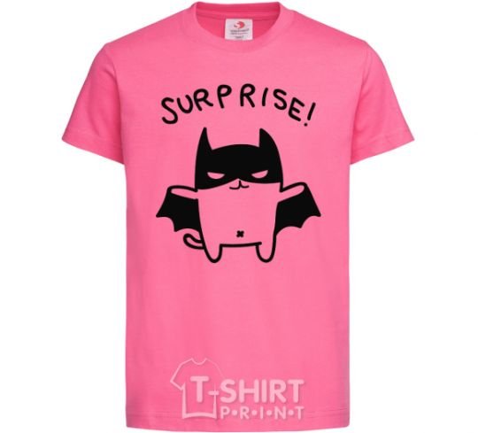 Kids T-shirt Bat cat heliconia фото