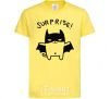 Kids T-shirt Bat cat cornsilk фото