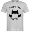 Men's T-Shirt Bat cat grey фото