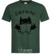 Мужская футболка Bat cat Темно-зеленый фото