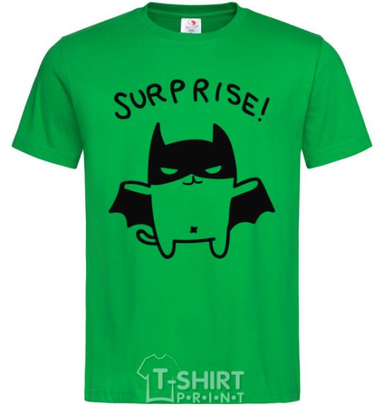 Men's T-Shirt Bat cat kelly-green фото