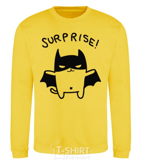 Sweatshirt Bat cat yellow фото