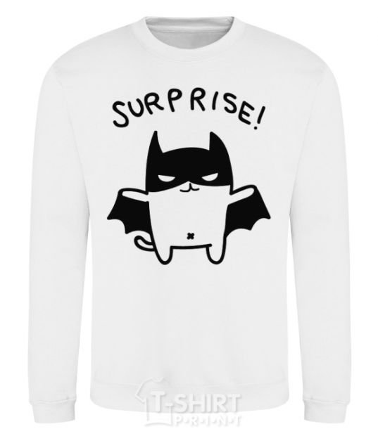 Sweatshirt Bat cat White фото