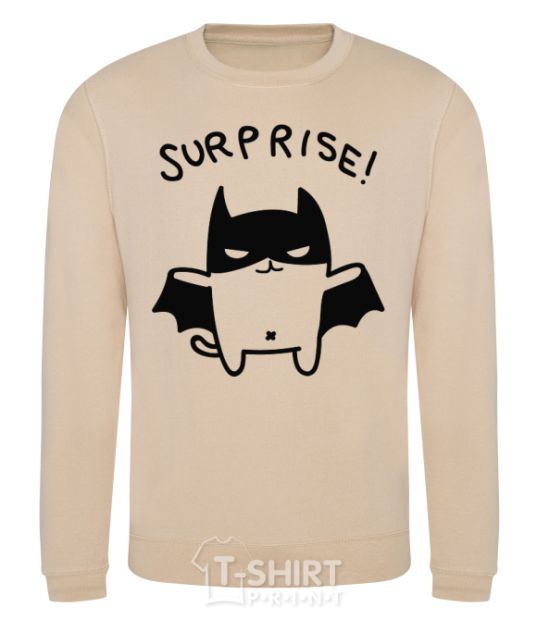 Sweatshirt Bat cat sand фото