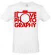 Men's T-Shirt I love photography White фото