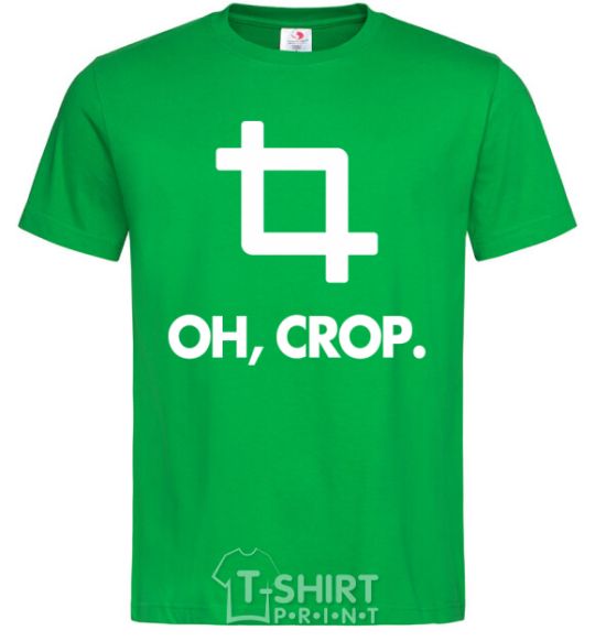 Men's T-Shirt Oh crop kelly-green фото
