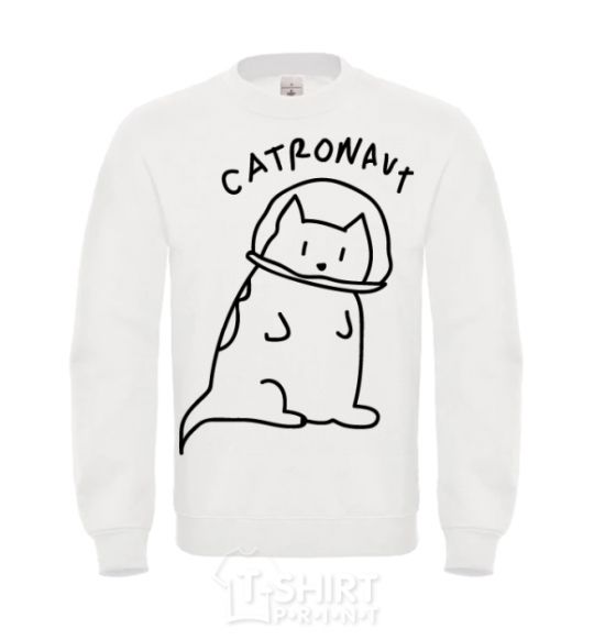 Sweatshirt Catronaut White фото