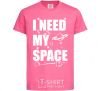Kids T-shirt I need my space heliconia фото
