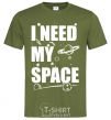 Men's T-Shirt I need my space millennial-khaki фото