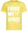 Men's T-Shirt I need my space cornsilk фото