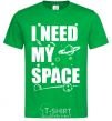 Men's T-Shirt I need my space kelly-green фото