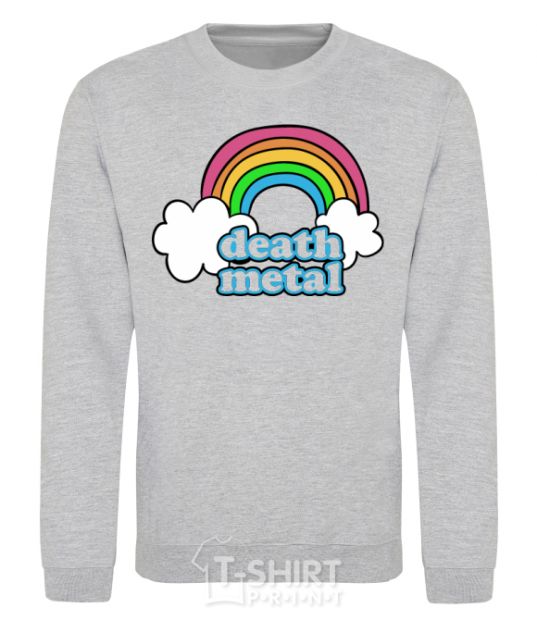 Sweatshirt Death metal sport-grey фото