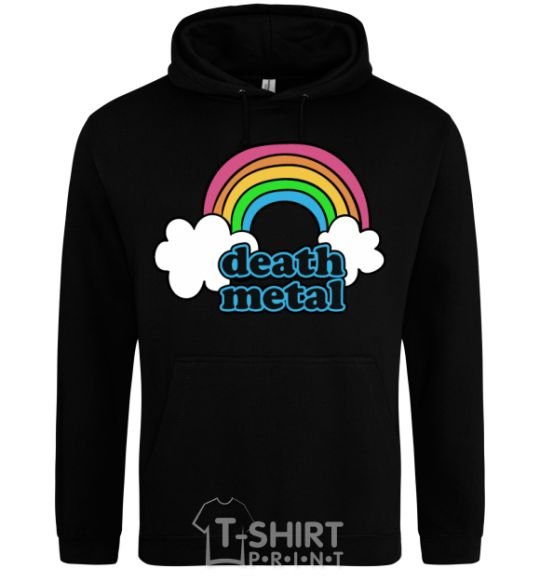 Men`s hoodie Death metal black фото