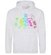 Men`s hoodie Welcome back to school sport-grey фото