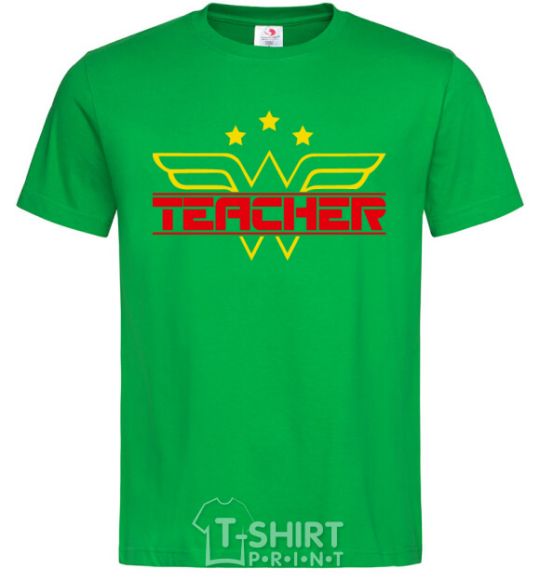 Men's T-Shirt Wonder teacher kelly-green фото