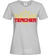 Women's T-shirt Wonder teacher grey фото