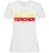 Women's T-shirt Wonder teacher White фото