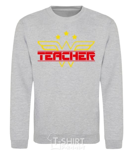 Sweatshirt Wonder teacher sport-grey фото