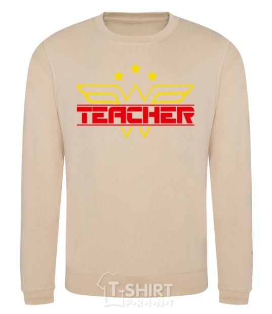 Sweatshirt Wonder teacher sand фото