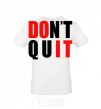 Men's T-Shirt Don't quit White фото