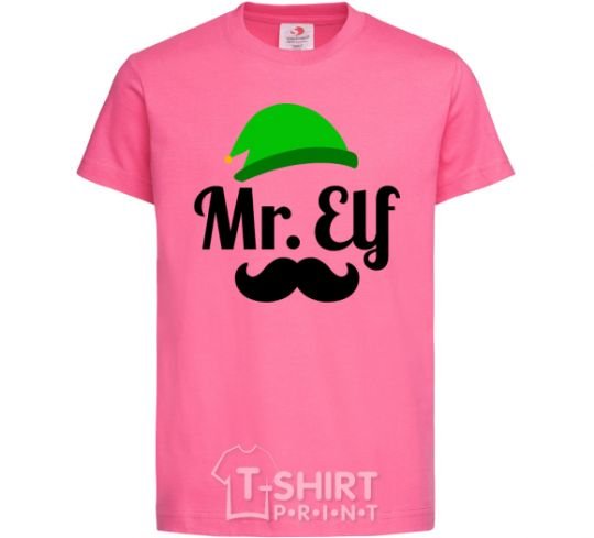 Kids T-shirt Mr. Elf heliconia фото