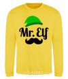 Sweatshirt Mr. Elf yellow фото