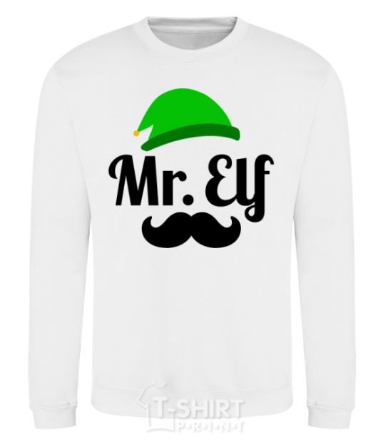 Sweatshirt Mr. Elf White фото