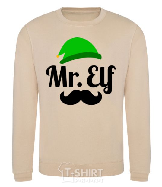 Sweatshirt Mr. Elf sand фото