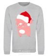 Sweatshirt Dabbing christmas pig sport-grey фото