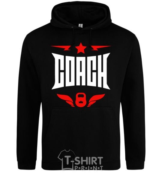 Men`s hoodie Coach black фото