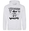 Men`s hoodie Teachers open door sport-grey фото