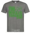 Men's T-Shirt Music teacher is here dark-grey фото