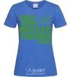 Women's T-shirt Music teacher is here royal-blue фото