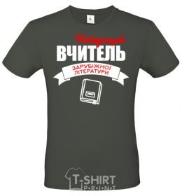 Мужская футболка Найкращий вчитель зарубіжної літератури Оливковый фото