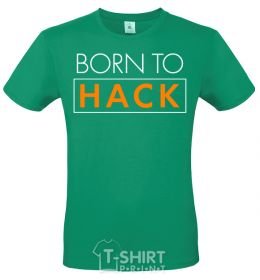 Men's T-Shirt Born to hack kelly-green фото
