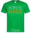 Men's T-Shirt Born to hack kelly-green фото