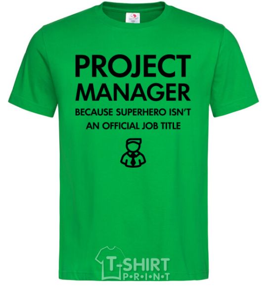 Men's T-Shirt Project manager kelly-green фото