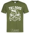 Men's T-Shirt The boss Egypt style millennial-khaki фото